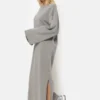Kiss sweatshirt dress vintage grey - Image 3