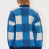 Gingham Check Bomber - Blue Gingham Check - Image 2
