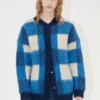 Gingham Check Bomber - Blue Gingham Check