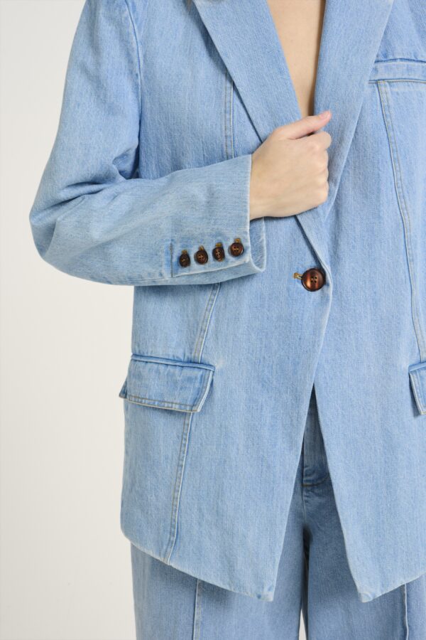 VellaGZ Blazer light blue washed - Image 4