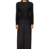 Broad trousers black