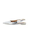 BIABARI SLINGBACKS silver mirror - Image 5