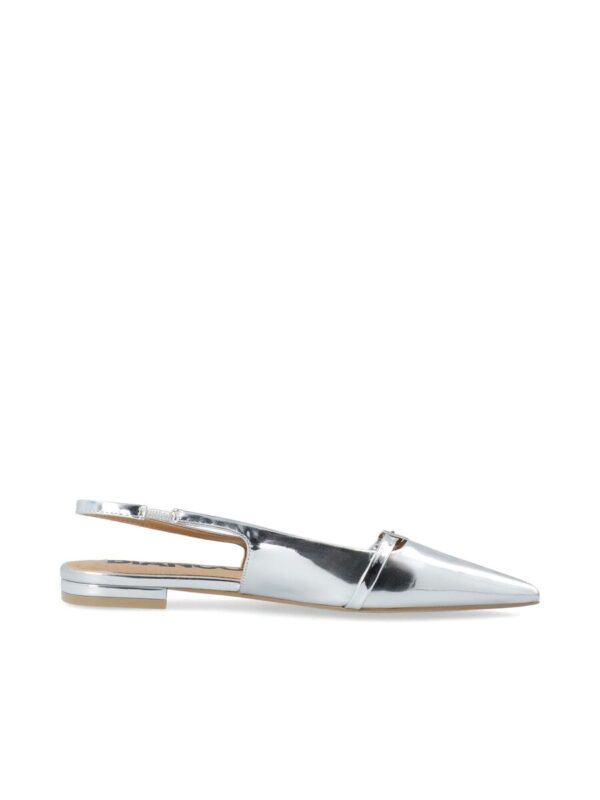 BIABARI SLINGBACKS silver mirror - Image 3