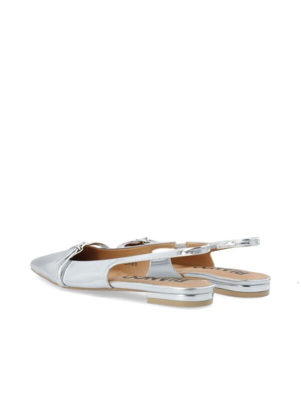 BIABARI SLINGBACKS silver mirror - Image 4