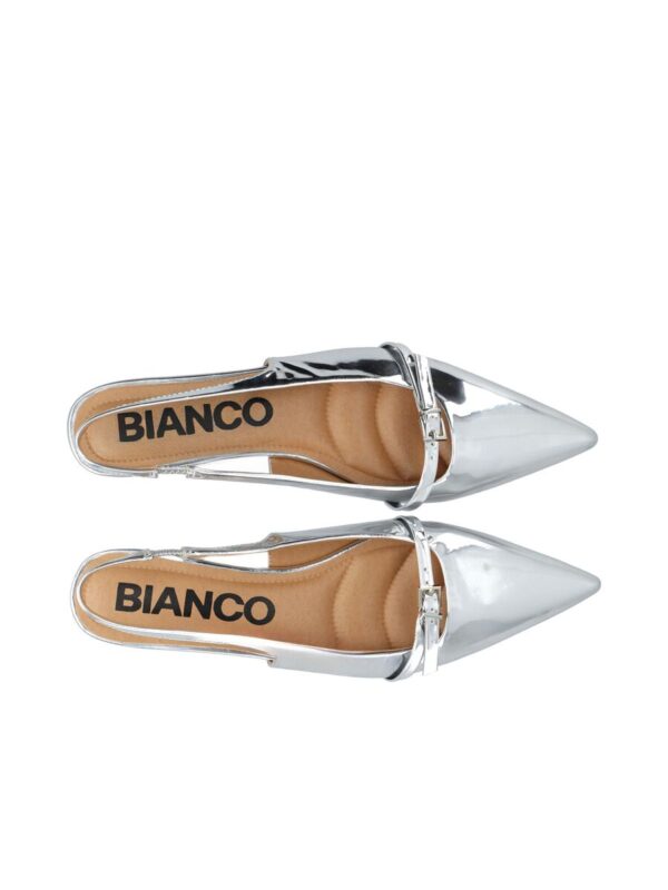 BIABARI SLINGBACKS silver mirror - Image 2