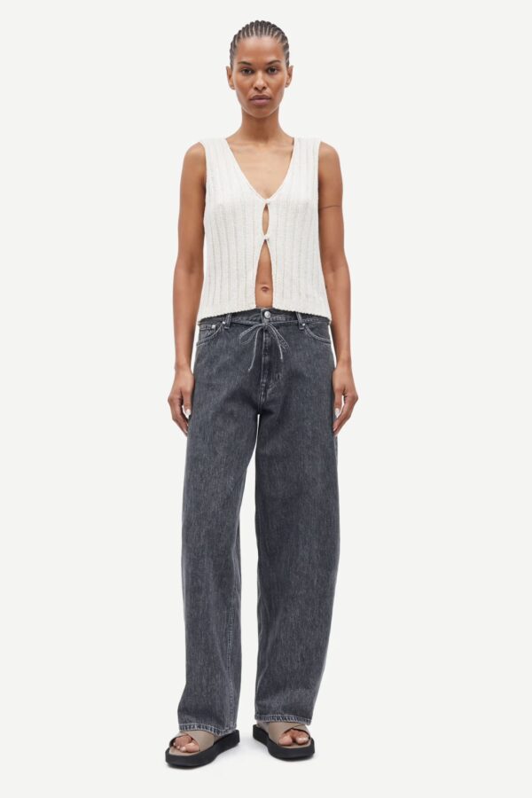 SAHARPER JEANS BELT GREY CLOUD