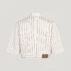 majsa shirt white sand pinstripe - Image 3
