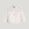 majsa shirt white sand pinstripe - Image 4