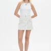saima skirt white sand stripe - Image 2