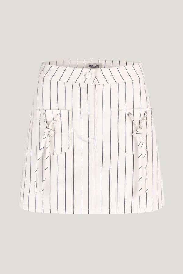 saima skirt white sand stripe - Image 5