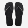 Havaianas SQUARE LOGO METALLIC BLACK SILVER